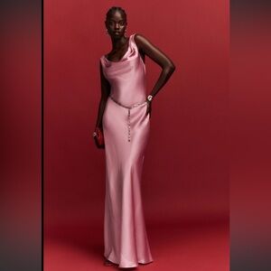 NEVER WORN NWT Pink Reformation Annabelle Silk Dress